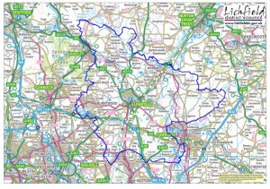 Lichfield Map